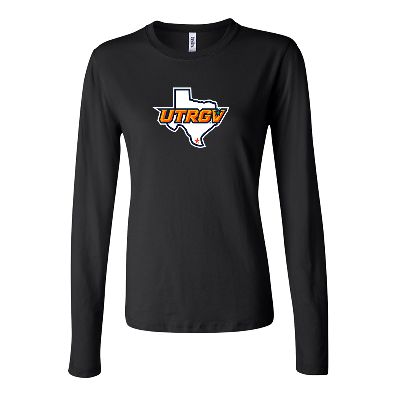 BELLA CANVAS Women’s UTRGV Vaqueros Jersey Long Sleeve Tee